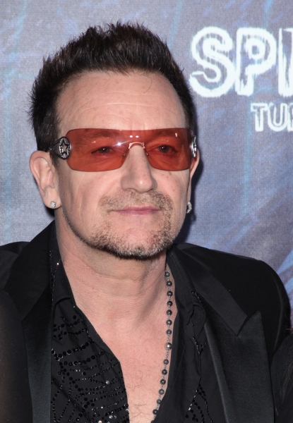 Bono attending the Opening Night Performance of 'Spider-Man Turn Off The Dark' at the Photo