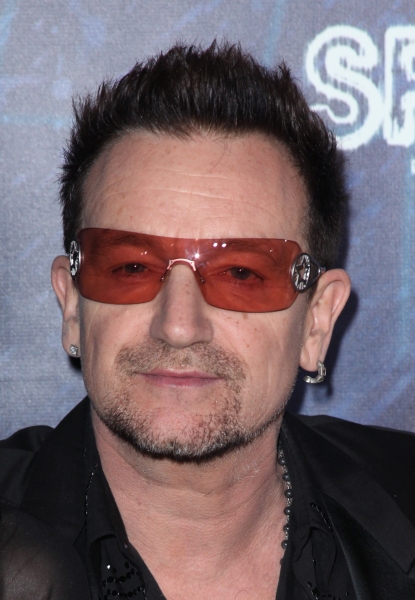 Bono attending the Opening Night Performance of 'Spider-Man Turn Off The Dark' at the Photo