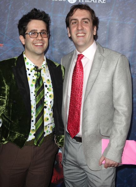 Chase Brock and Rob Berman  attending the Opening Night Performance of 'Spider-Man Tu Photo