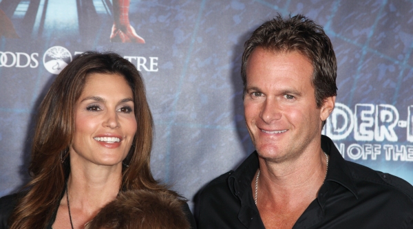 Cindy Crawford & Rande Gardner attending the Opening Night Performance of 'Spider-Man Photo