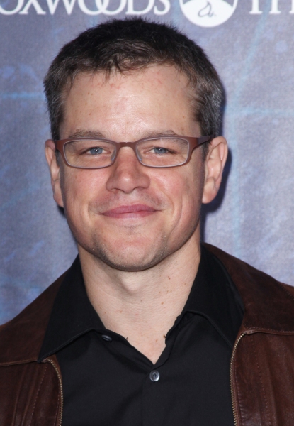 Matt Damon attending the Opening Night Performance of 'Spider-Man Turn Off The Dark'  Photo