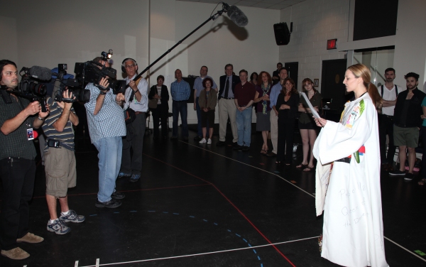Exclusive Photo Coverage: SPIDER-MAN: TURN OFF THE DARK Gypsy Robe Ceremony Image