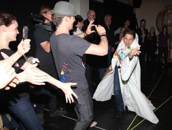 Jennifer Damiano, Christopher W. Tierney & Luther Creek  during the 'Spider-Man Turn  Photo