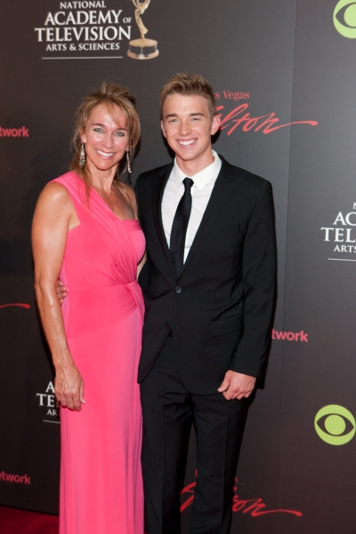 Chandler Massey and Amy Massey pictured at The 38th Daytime Emmy Awards at The Las ve Photo