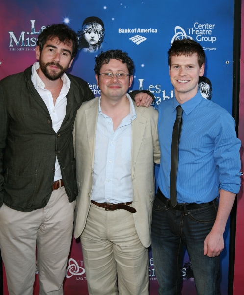 Associate Producer Thomas Schonberg, Director Laurence Connor and Resident Director C Photo