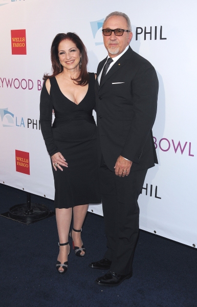 Gloria Estefan and husband Emilio Estefan Jr at the Hollywood Bowl 90th Season Openin Photo