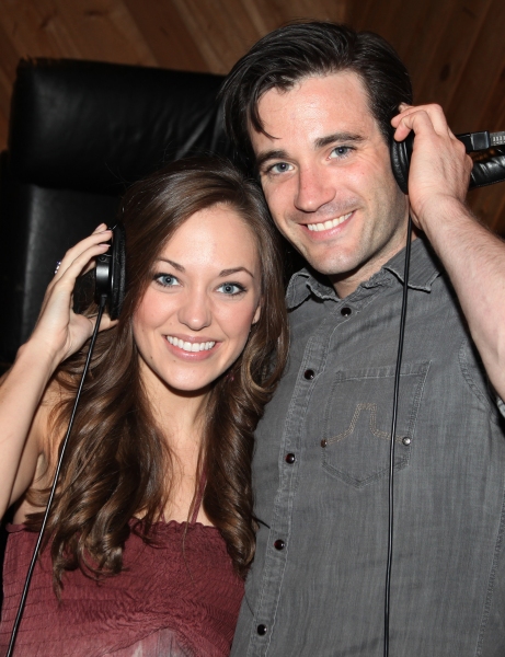 Laura Osnes & Colin Donnell during the Ghostlight Records Original Cast Recording of  Photo