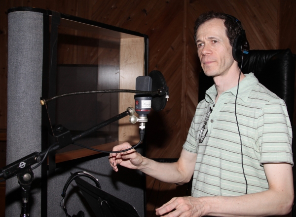 Adam Godley during the Ghostlight Records Original Cast Recording of The Roundabout T Photo