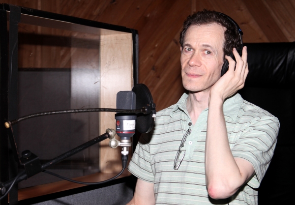 Adam Godley during the Ghostlight Records Original Cast Recording of The Roundabout T Photo