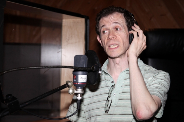 Adam Godley during the Ghostlight Records Original Cast Recording of The Roundabout T Photo