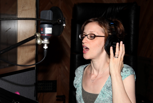 Jessica Stone during the Ghostlight Records Original Cast Recording of The Roundabout Photo