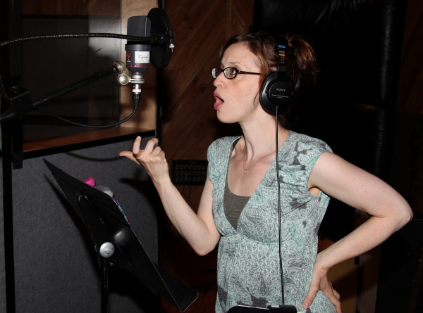 Jessica Stone during the Ghostlight Records Original Cast Recording of The Roundabout Photo