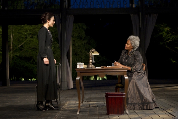 Annie Parisse and Tonya Pinkins in All's Well That Ends Well, directed by Daniel Sull Photo