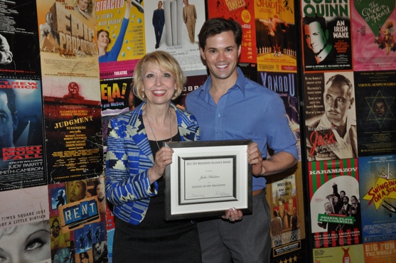 Julie Halston and Andrew Rannells Photo