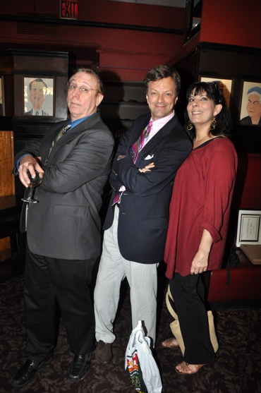 Rick Crom, Jim Caruso and Christine Pedi Photo