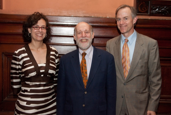 Roundtable co-presidents and incoming co-chairs Kati Koerner and Theodore Wiprud with Photo