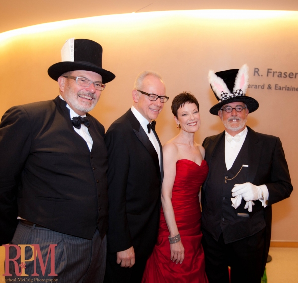 Robert Brews, Ross Petty, Karen Kain and Ken Brown Photo