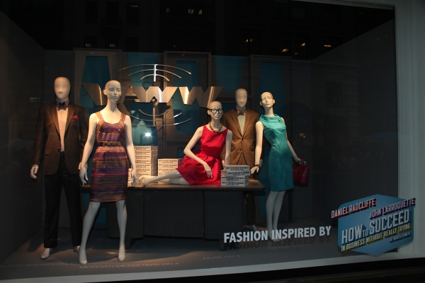 Photo Coverage: Daniel Radcliffe, John Larroquette & Rose Hemingway Unveil HOW TO SUCCEED Window Display at Lord & Taylor - Complete Coverage! Image