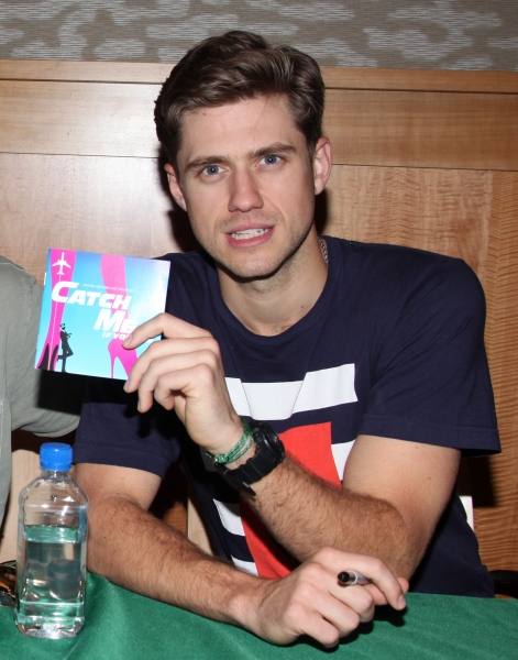 Aaron Tveit attending the Live at Barnes & Noble: Multi-Song performance by cast memb Photo