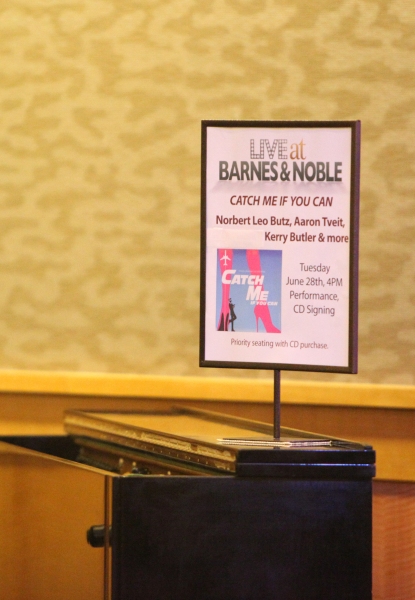 Photo Coverage: CATCH ME IF YOU CAN Celebrates Cast Album Release at Barnes & Noble Image