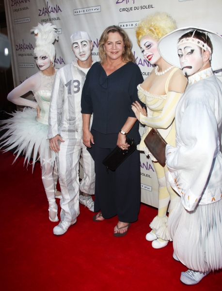 Kathleen Turner with Characters of Zarkan attending the Opening Night Performance of  Photo