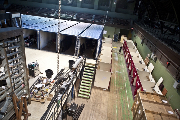 Photo Coverage: Replica of Royal Shakespeare Company's Scarlet & Gray Stage Revealed! Image