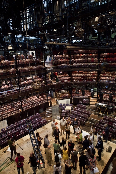 Photo Coverage: Replica of Royal Shakespeare Company's Scarlet & Gray Stage Revealed! Image