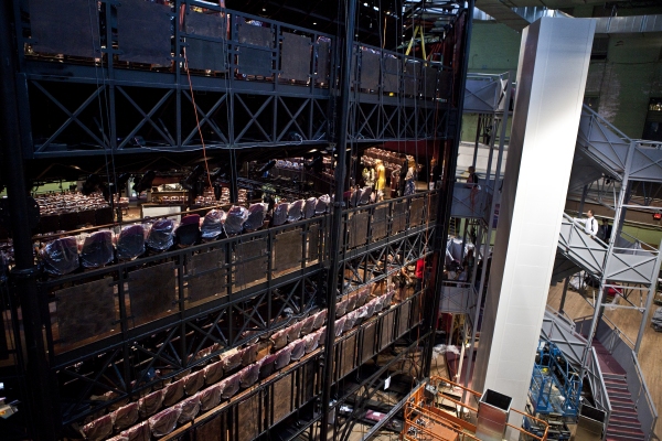 Photo Coverage: Replica of Royal Shakespeare Company's Scarlet & Gray Stage Revealed! Image