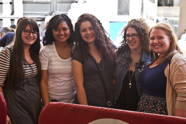 Photo Coverage: Outside THE BOOK OF MORMON's Free Fan Performance! Image
