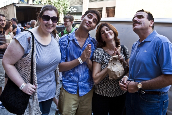 Photo Coverage: Outside THE BOOK OF MORMON's Free Fan Performance! Image