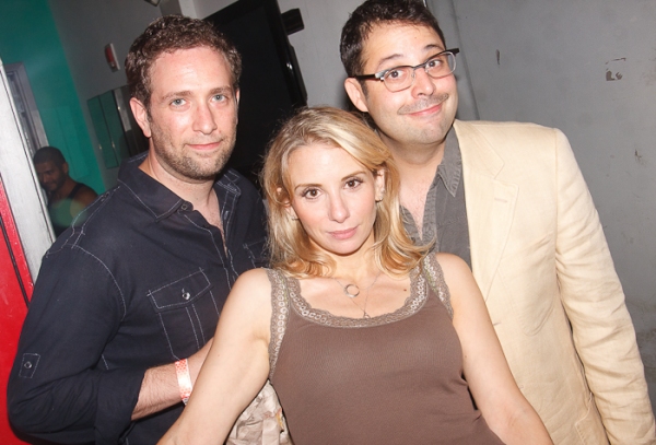 David Rossmer, Sarah Saltzberg, and Steve Rosen Photo