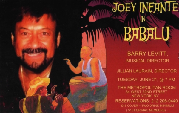 Photo Coverage: Joey Infante Performs 'Babalu' at The Metropolitan Room Image