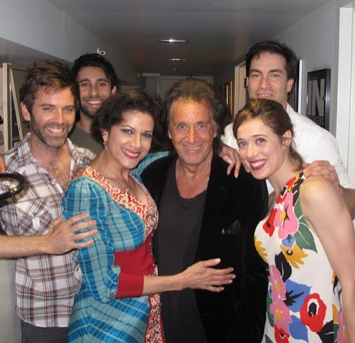 Brendan McMahon, Rafi Silver, Saundra Santiago, Al Pacino, Jeremy Stiles Holm, and Ma Photo