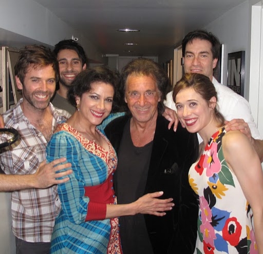 Photo Flash: Al Pacino, Norman Lear Visit Cherry Lane's MANIPULATION Image