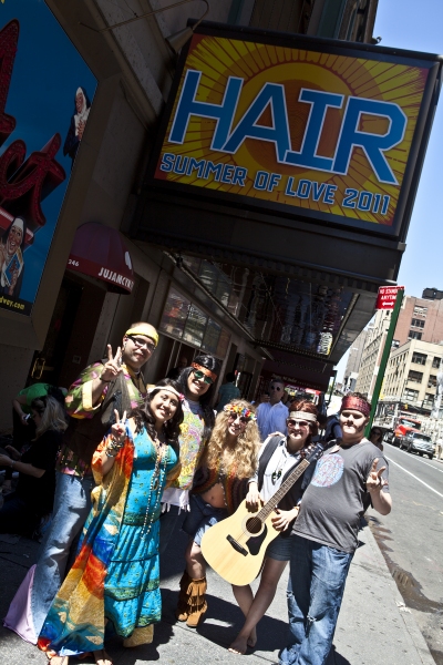 Photo Coverage: HAIR Celebrates Return to Broadway with Ticket Giveaway! Image