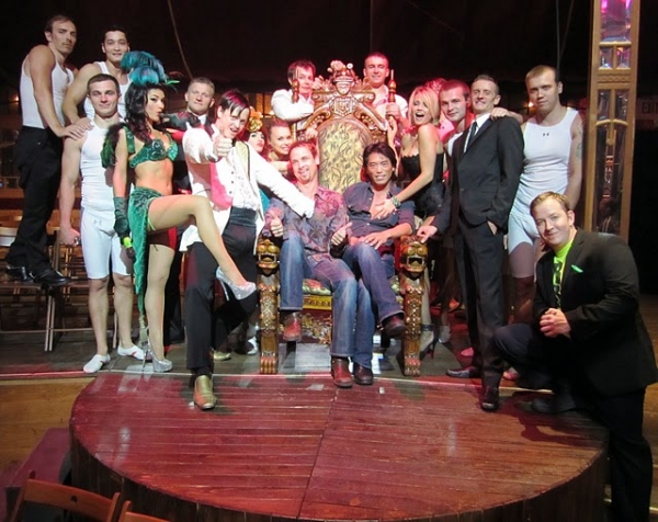 Photo Flash: Colin Cunningham and Peter Shinkoda Visit ABSINTHE Image