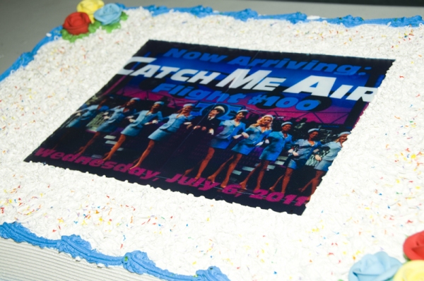 Photo Coverage: Linney, Lucci Celebrate CATCH ME IF YOU CAN's 100th Performance on Broadway! Image