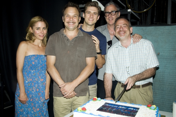 Photo Coverage: Linney, Lucci Celebrate CATCH ME IF YOU CAN's 100th Performance on Broadway! Image