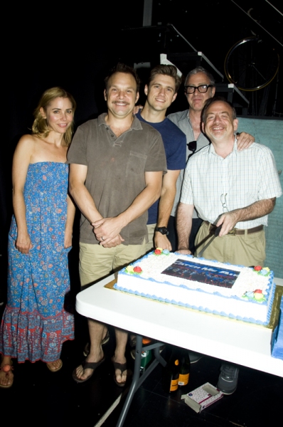 Photo Coverage: Linney, Lucci Celebrate CATCH ME IF YOU CAN's 100th Performance on Broadway! Image