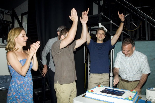 Photo Coverage: Linney, Lucci Celebrate CATCH ME IF YOU CAN's 100th Performance on Broadway! Image