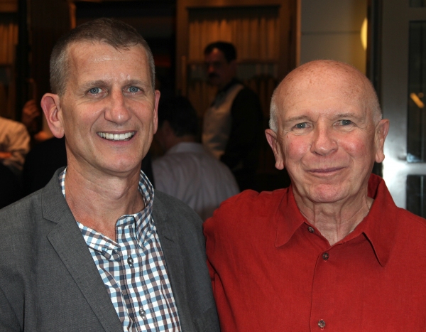 Tom Kirdahy & Terrence McNally attending the Opening Night Performance of The Masnhat Photo