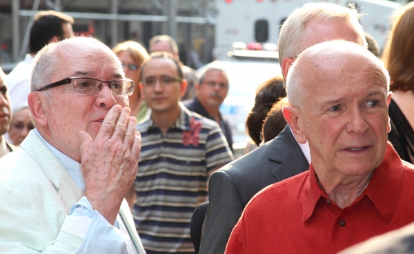 Jack O'Brien & Terrence McNally attending the Opening Night Performance of The Masnha Photo