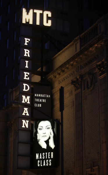 Tyne Daly as Maria Callas ( Theatre Marquee ) at the Opening Night Performance Curtai Photo