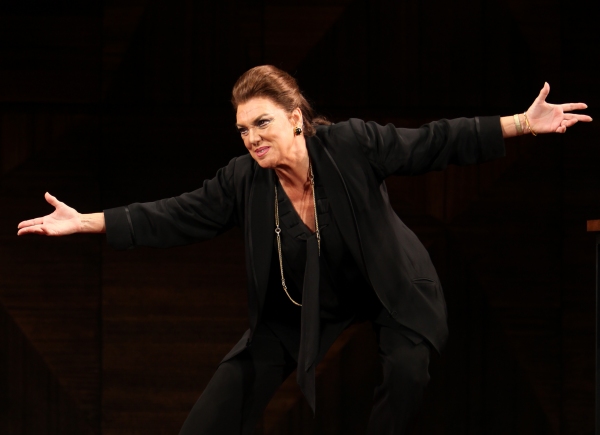 Tyne Daly as Maria Callas at the Opening Night Performance Curtain Call for The Manha Photo