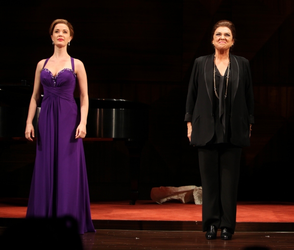 Tyne Daly as Maria Callas & Sierra Boggess at the Opening Night Performance Curtain C Photo