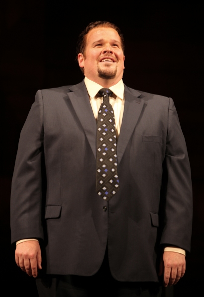 Garrett Sorenson at the Opening Night Performance Curtain Call for The Manhattan Thea Photo