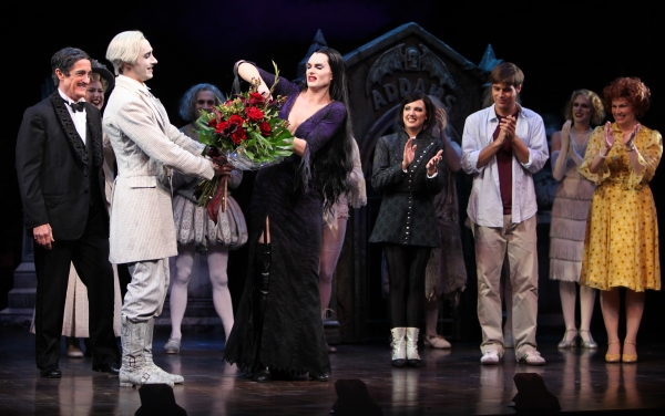 Photo Coverage: Brooke Shields Opens in THE ADDAMS FAMILY - Curtain Call! Image