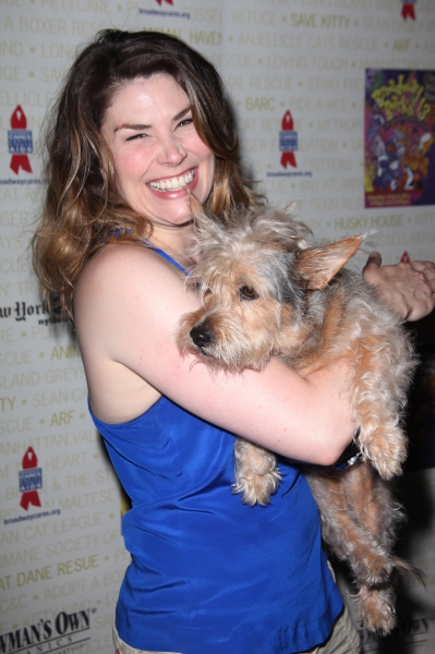 Heidi Blickenstaff Backstage at Broadway Barks Lucky 13th Annual Adopt-a-thon  in New Photo