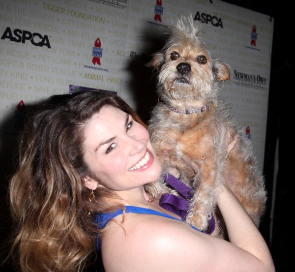 Heidi Blickenstaff Backstage at Broadway Barks Lucky 13th Annual Adopt-a-thon  in New Photo