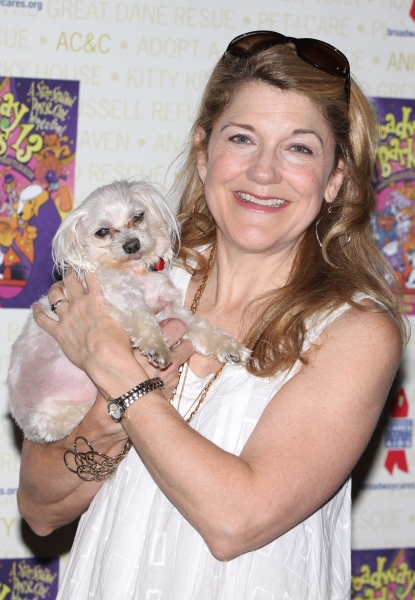 Victoria Clark Backstage at Broadway Barks Lucky 13th Annual Adopt-a-thon  in New Yor Photo